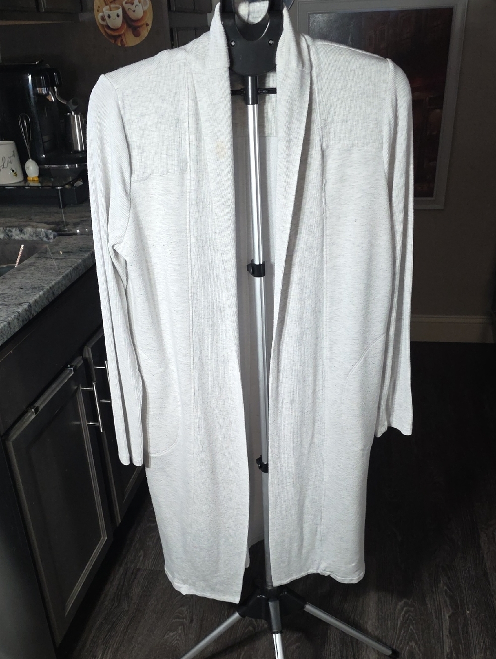 Workshop Republic Clothing light gray knit top